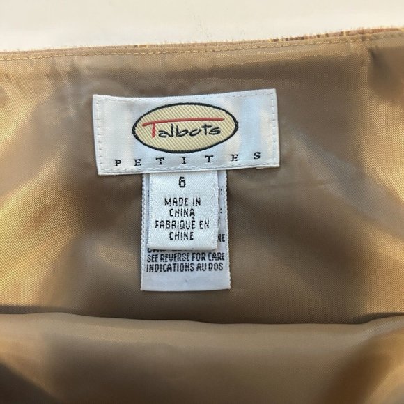 TALBOTS Sz 6P Horse Riding Equestrian Lady Victorian Dressage Embroidered Skirt - Picture 6 of 8